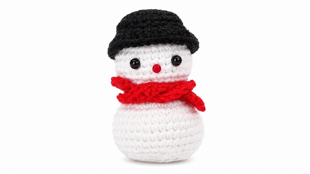 Crochet Amigurumi Snowman Pattern 5