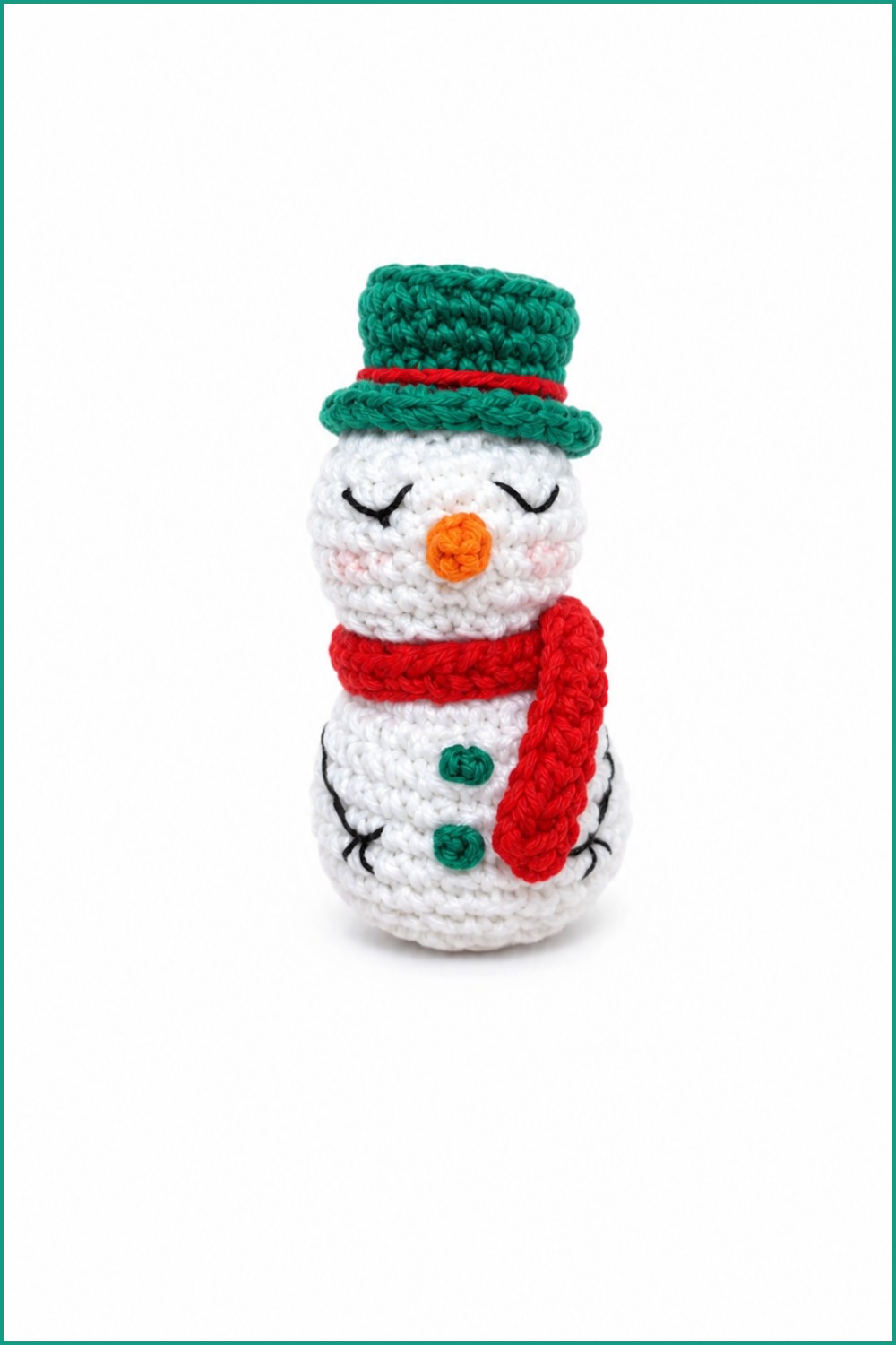 Crochet Amigurumi Snowman Pattern 6