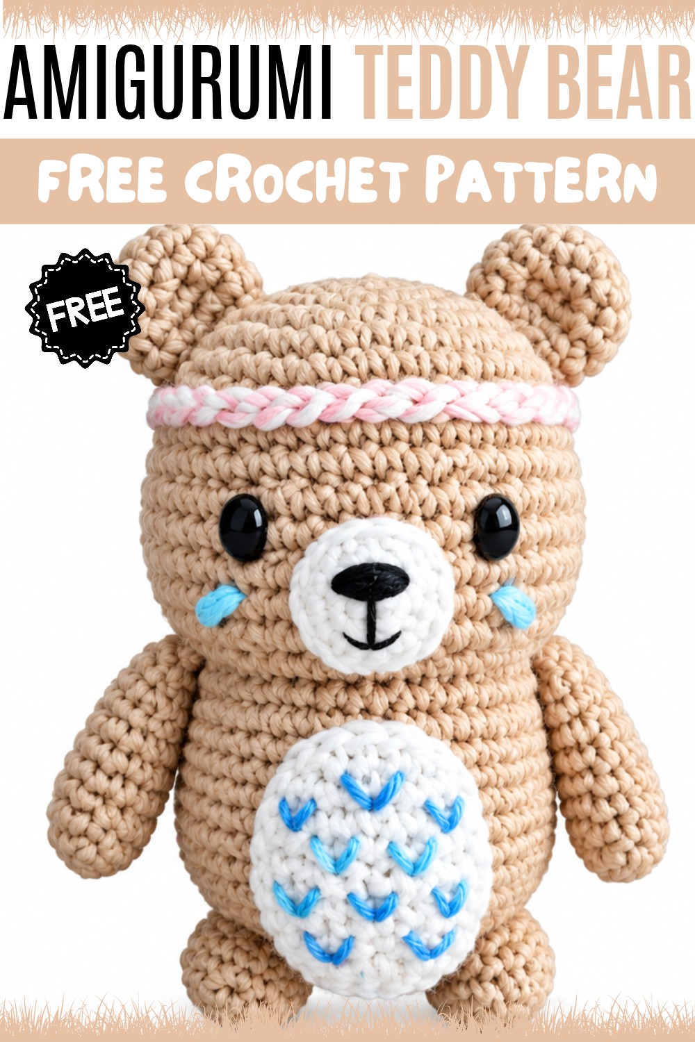 Crochet Amigurumi Teddy bear Pattern