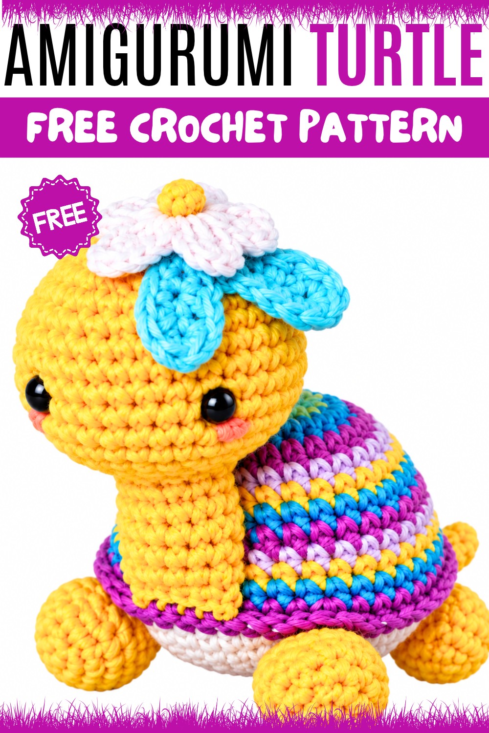 Crochet Amigurumi Turtle Pattern
