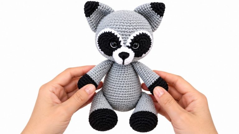 Crochet Amigurumi Raccoon Pattern 5